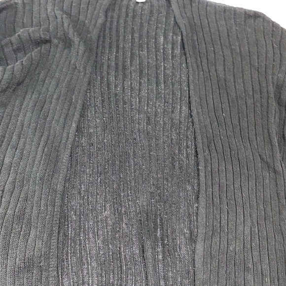 Side Slit Ribbed Cardigan - Picture 5 of 5